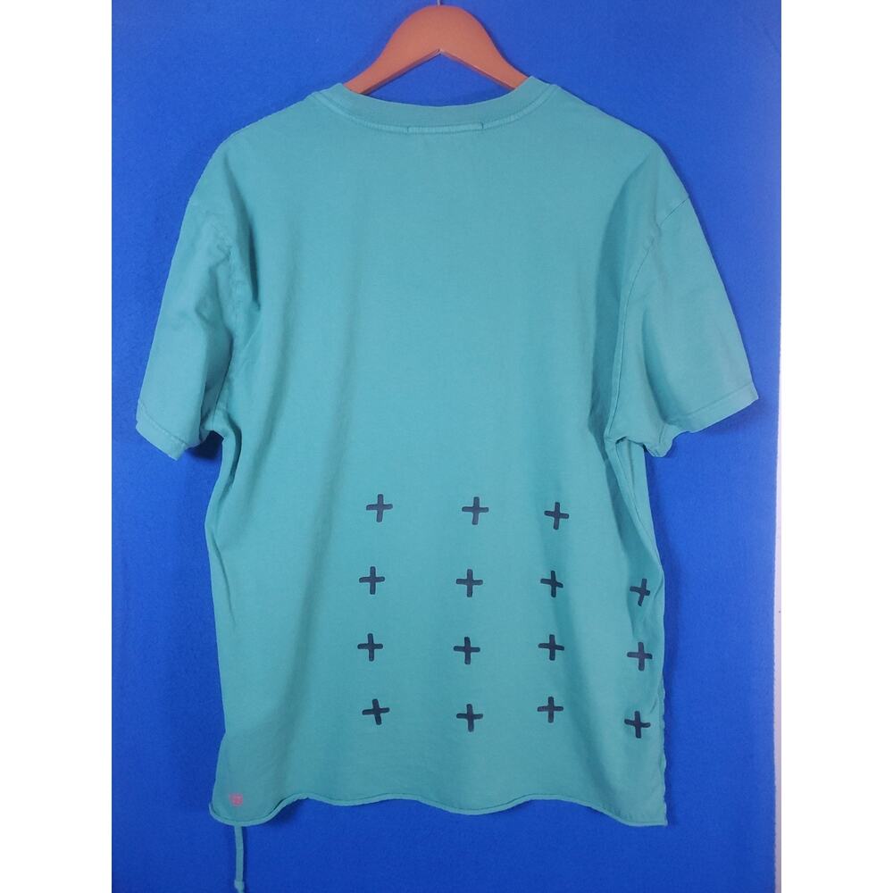 Ksubi Mens Graphic T-Shirt Mens Size Medium Teal Green Streetwear - Picture 5 of 16